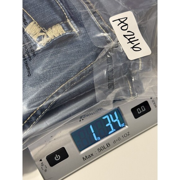 BKE Sabrina Stretch Bootcut Jeans Size 26R X 31.5 Western Grunge Denim Stitching - Picture 14 of 14